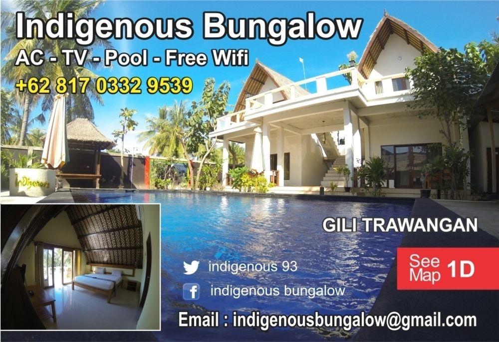 Indigenous Bungalow Gili Trawangan Dış mekan fotoğraf